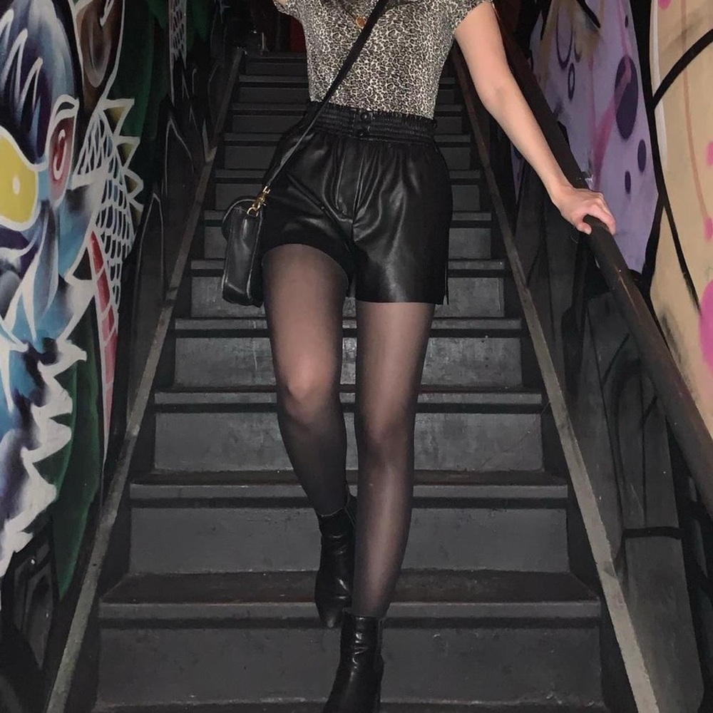 Wilfred Black High Waist Shorts